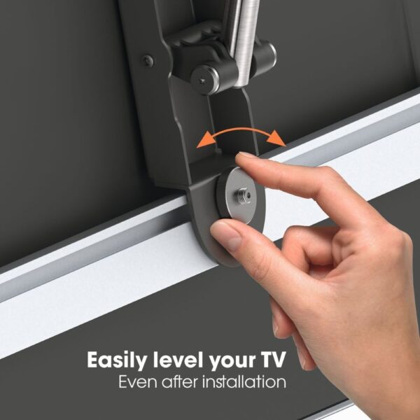 Vogel's THIN 545 ExtraThin Full-Motion TV Wall Mount level-after-install